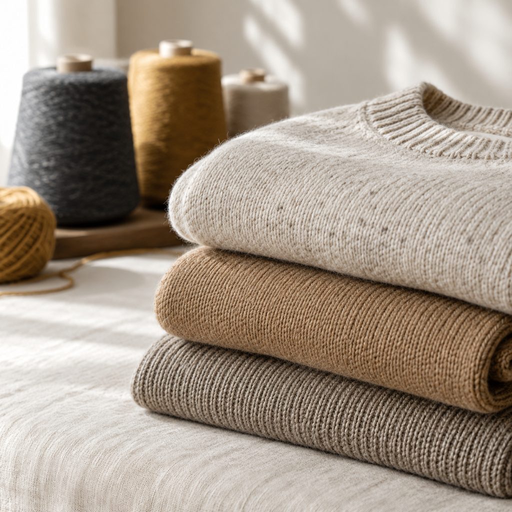 Knitwear Yarn Blends Explained: How Fiber Mixes…