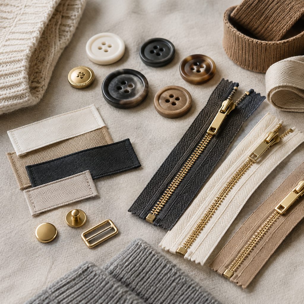 Knitwear Trims and Accessories: Buttons, Zippers & Labels Buyer Guide